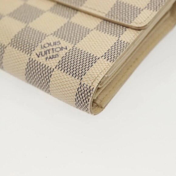 LOUIS VUITTON Damier Azur Portefeuille Alexandra Wallet N63068 LV Auth 130788 - Picture 5 of 16